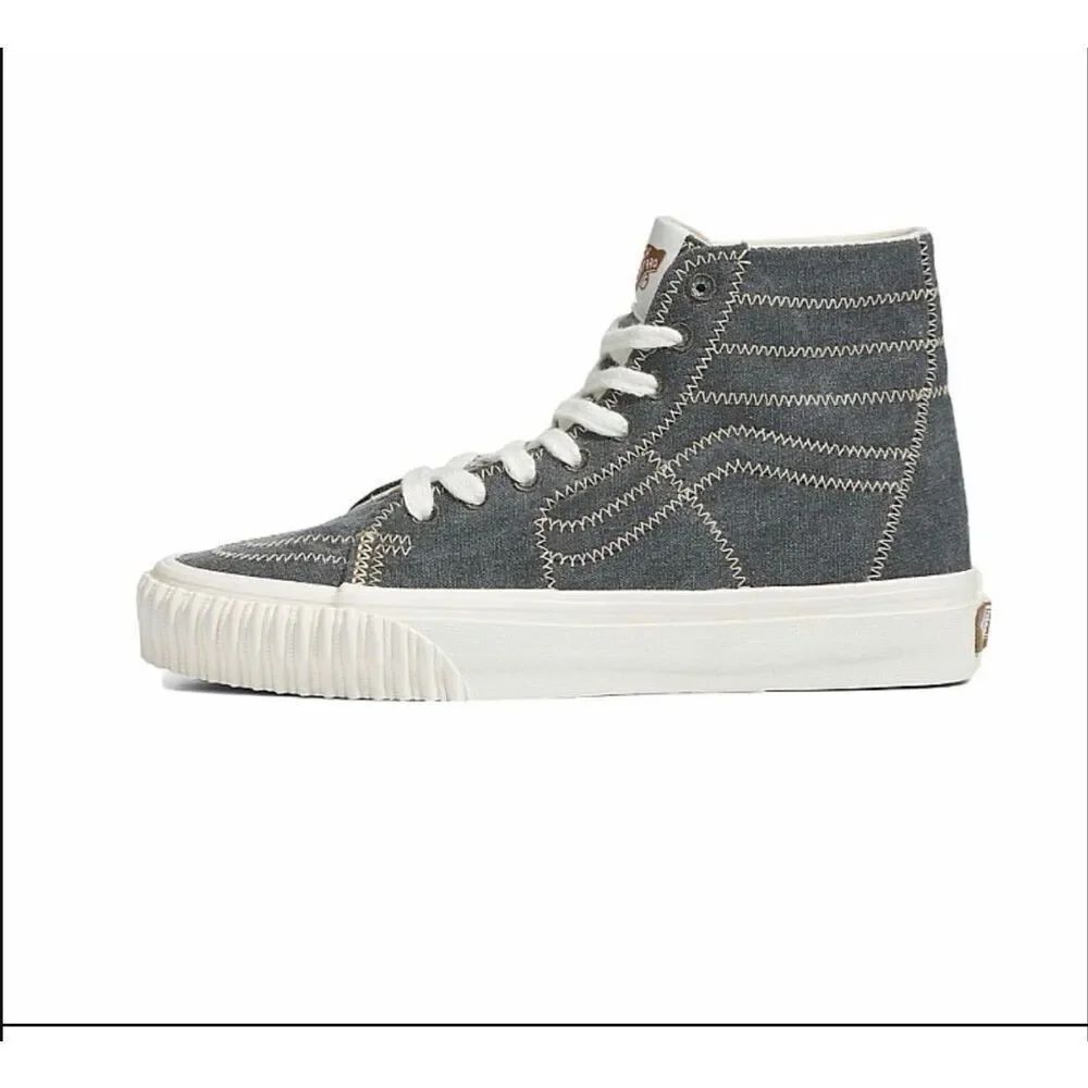 VANS SK8-HI Eco Theory 'Gray White' Denim Cahmbray Sneaker-6